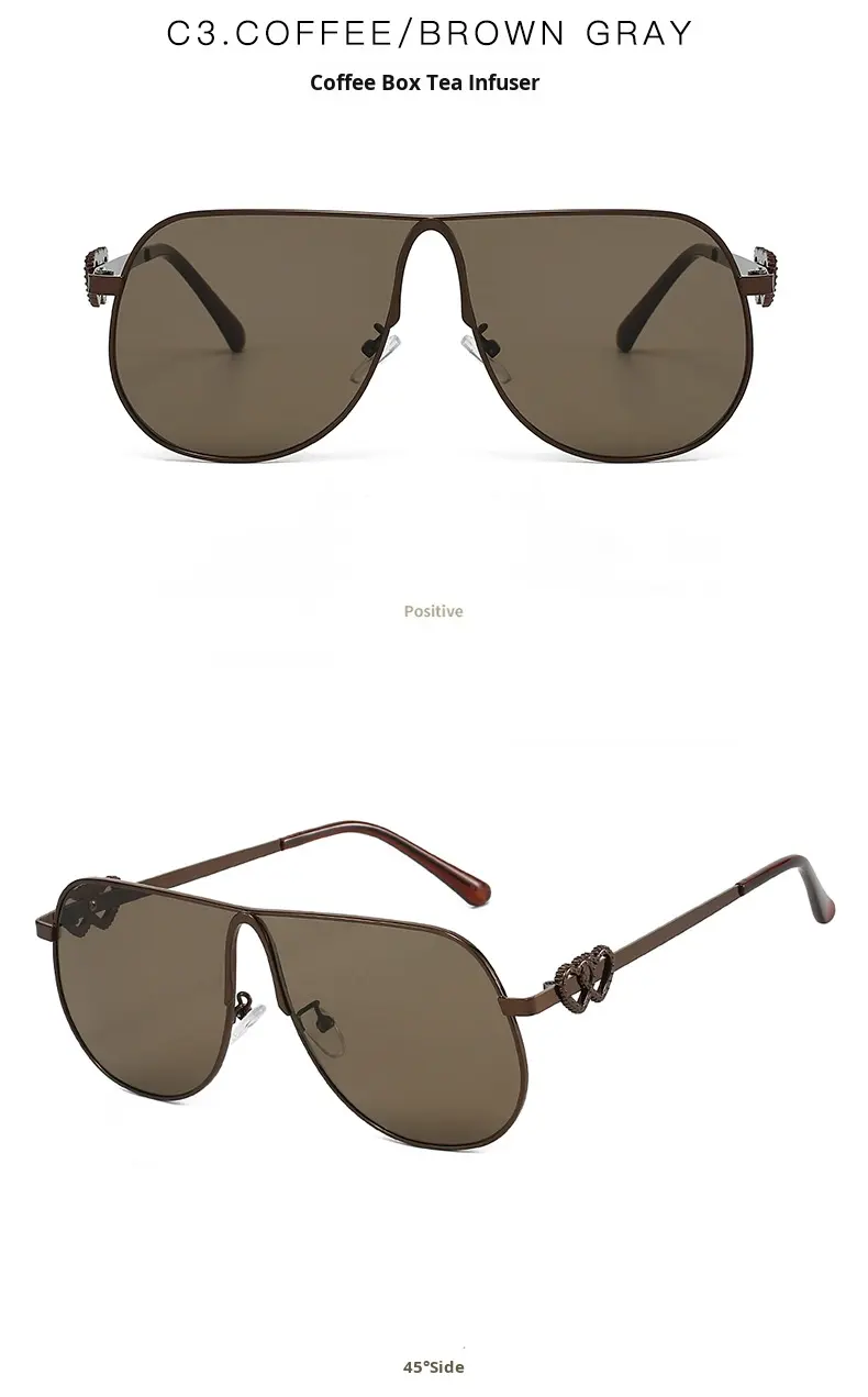 café cadre thé flocons gris