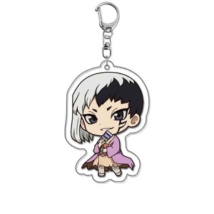 Llavero de Acrílico con Impresión UV de Personajes de Anime, <span class=keywords><strong>Taiju</strong></span> Oki, Yuzuriha, Kohaku, Diseño Irregular, Estilo Moderno y Lindo - Product Image 4