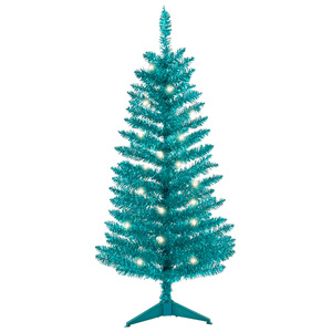 Grosir Pabrik ukuran cabang dan daun PVC yang dapat disesuaikan dekorasi Natal dalam ruangan dan luar ruangan pohon Natal biru - Product Image 2