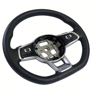 Volante Deportivo de 3 Radios en Cuero para VW Carbon <span class=keywords><strong>GTI</strong></span> <span class=keywords><strong>Polo</strong></span> Mk7 Golf Mk6 Jetta Scirocco T6 - Product Image 5