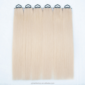 Super Slim Genius Weft <b>Extensions</b> 100% Remy Human Hair Invisible Cuticle Aligned Weft Double Drawn Flat <b>Micro</b> Wefts - Product Image 2