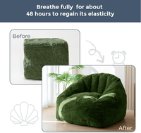 Beliebtes Muschel-Design Faulenzer-Sofa, Tragbarer Faulenzer-Loungesessel, Runder Sitz für Apartment, Hotel, Wohnzimmer