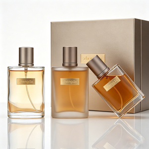 Flacons de parfum en verre dépoli, directement de l'usine, 30ml 50ml 100ml, avec bouchon à vis et pulvérisateur, flacons cosmétiques vides - Product Image 1
