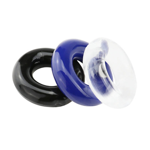 Delayed Penis Ring Crystal Design Silicone Male <b>Vibrator</b> Waterproof Eco-Friendly Real Touch Feeling - Product Image 2