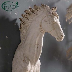 Relief mural cheval blanc, décoration animale, décoration murale pour la maison, accessoire de fond de mariage - Product Image 3