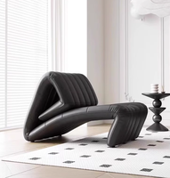 Canapé-chaise longue moderne italien de Barcelone pour le restaurant et l'hôtel utiliser un matériau en bois