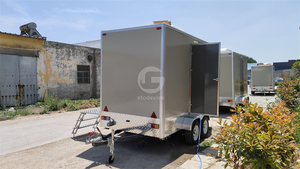 Sang trọng di động ngoài trời phòng tắm nhà vệ sinh Trailer 3.5 mét hiện đại 2 gian hàng di động Cấu trúc thép làm bánh sandwich Panel-Đối với chúng tôi - Product Image 5