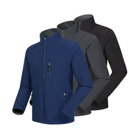 Veste Softshell pour Hommes Manteau de Combat Imperméable Uniforme Fans de Sport Veste Tactique Extérieure Col Montant Veste Décontractée