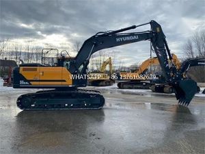 Excavadora de cadenas Hyundai HX210 usada en excelentes condiciones, motor Cummins, bomba hidráulica, componentes principales de alta eficiencia, en venta - Product Image 4