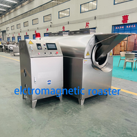 Machine de friture et de cuisson entièrement automatique pour huile de sésame, cacahuètes, céréales mélangées à cinq grains, produits laitiers, utilisation en usine, qualité alimentaire 304