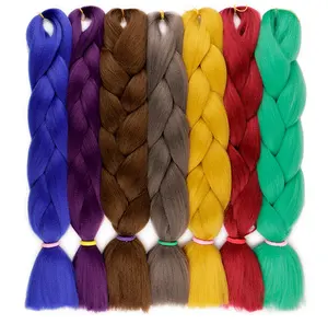 24นิ้ว100G Afro Twist Braid Ombre ผม Braiding จัมโบ้ผม