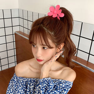 ที่หนีบผมแฟนซีสำหรับเด็กผู้หญิง,ที่หนีบผมดอกไม้ใหญ่สีลูกกวาดน่ารักผิวเกล็ดน้ำแข็งเกาหลีสินค้าออกใหม่ล่าสุด - Product Image 6