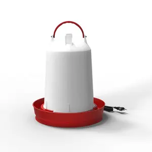 Chicken Water Heater Durable Poultry Waterer Drinker Heated Base Universal Pet Water Heater Warmer Base For Winter