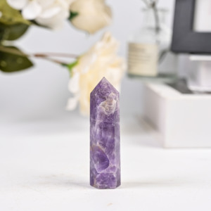 Vente en gros : Tour de cristal naturel, Point d'améthyste Dream, Obélisque de cristal, Point de pierre précieuse en vrac pour l'artisanat - Product Image 2