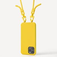 Coque de téléphone portable en TPU avec nom intérieur détachable, carrée, mate et douce, pour iphone 14 13