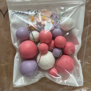 Juego de 21 Piezas de Decoración Popular para Pasteles de Cumpleaños, Bolas de Espuma para Decoración de Pasteles, Bolas Doradas, Adornos para Pasteles Más Vendidos - Product Image 4