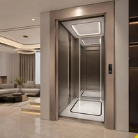 Ascenseur compact pour maison, jusqu'à 6 arrêts, ascenseur résidentiel, commande par écran tactile, plus de 15 ans d'expérience