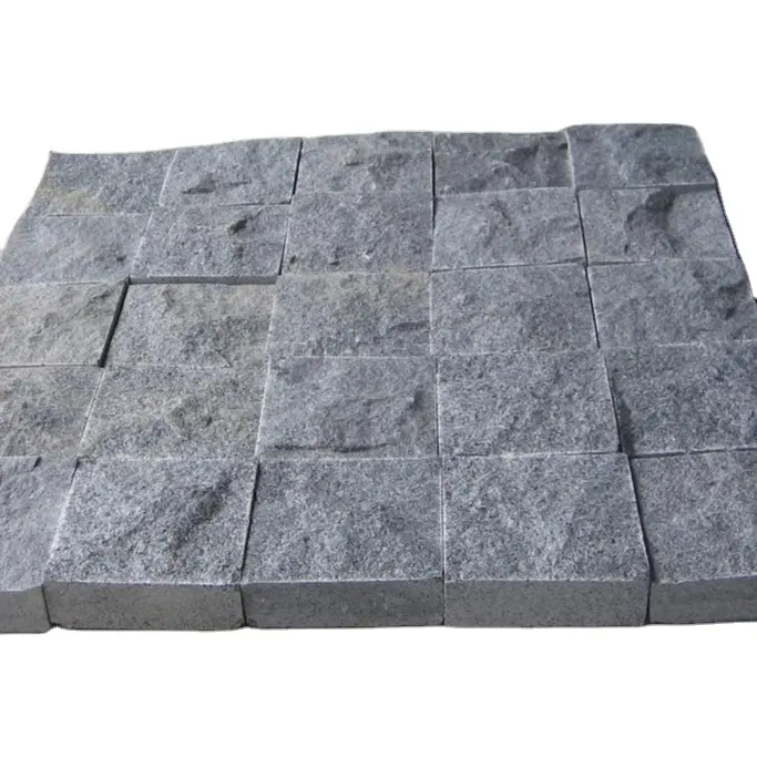 Atacado baixo custo china interlock granito cubo de pó, fabricado fora pedra