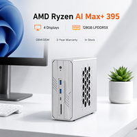 AMD Ryzen AI Max+ 395 Mini PC dengan Grafis Radeon 8060S dan Memori Terpadu hingga 128GB, PC Faktor Bentuk Kecil untuk Tugas AI