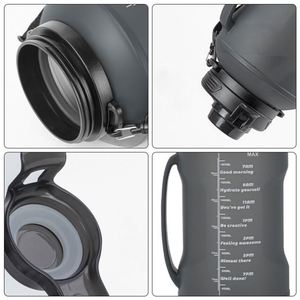 Bouteille d'eau pliable en silicone souple grande capacité pour l'escalade et la gym pour hommes - Product Image 6