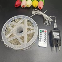 Offre Spéciale Mini feux d'artifice de Noël portables 900 LED 27M LED étanche pétard grappe fil de cuivre LED lumière en cuivre