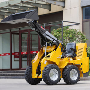 Mini chargeuse sur pneus à vente chaude, directement <span class=keywords><strong>de</strong></span> l'usine, avec moteur diesel Kubota <span class=keywords><strong>de</strong></span> 25 ch, débit hydraulique élevé, mini chargeuse sur pneus puissante - Product Image 3