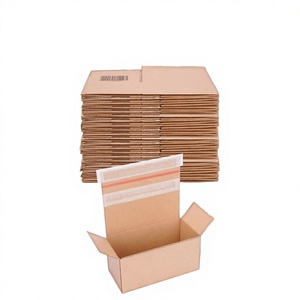 Customized Rigid Cardboard Mailer Postal Packaging Box Recycled Corrugated <b>Paper</b> Shipping Envelope with Logo and Color Options - Product Image 4
