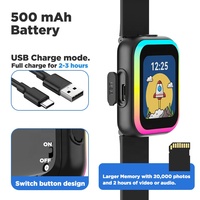 Fabrikneue, individuell gestaltete Kinder-Smartwatch mit Lernfunktionen, digitaler Bildschirm, Flip-Kamera und 28 Lifestyle-Erinnerungen für Jungen