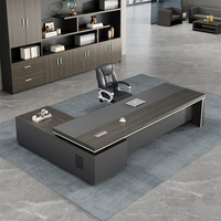 Bureau en forme de L, table de direction, mobilier de bureau design, nouveau bureau moderne