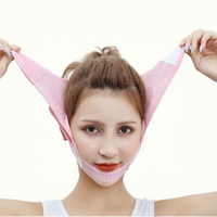 Vente en gros Logo personnalisé V Shaper Bandage Masque facial Ceinture de levage Double mentonnière Lifting V Line Lifting du visage V Line Mentonnière