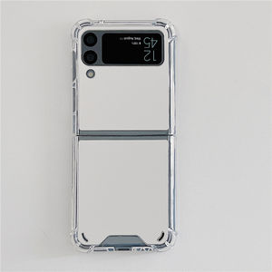 Funda de teléfono a prueba de golpes para <span class=keywords><strong>Samsung</strong></span> <span class=keywords><strong>Galaxy</strong></span> <span class=keywords><strong>Z</strong></span> <span class=keywords><strong>Flip</strong></span> <span class=keywords><strong>3</strong></span>, carcasa transparente con tapa - Product Image 6