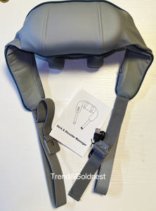 Portátil Deep Shiatsu tejido cuello hombro masaje inalámbrico dedo prensa masaje Cervical capa inalámbrica eléctrica con calefacción - Product Image 5