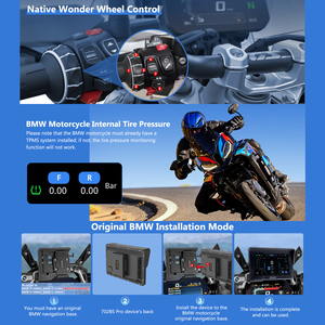 <span class=keywords><strong>Adaptateur</strong></span> Carplay pour moto <span class=keywords><strong>BMW</strong></span> S1000xr R1200gs F900r Gs1200 avec écran tactile IPS de 6 pouces, étanche, anti-vibrations - Product Image 2