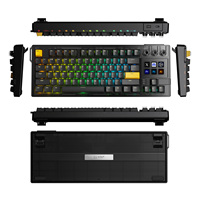Clavier mécanique MiraBox K1Pro 87 touches ANSI avec 6 touches d'affichage LCD, touches PBT et 3 boutons premium
