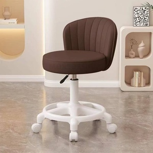 Chaise roulante en plastique réglable et simple pour salon de beauté, spa, onglerie, hôtel, hôpital, bureau, restaurant, chambre, barbier - Product Image 5