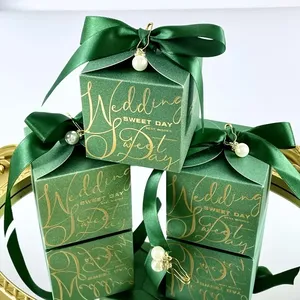 European-Style New Wedding Candy Boxes for Food &amp; Party Gifts Paper Gift Packaging for Small Businesses Quality Supplies - Product Image 4