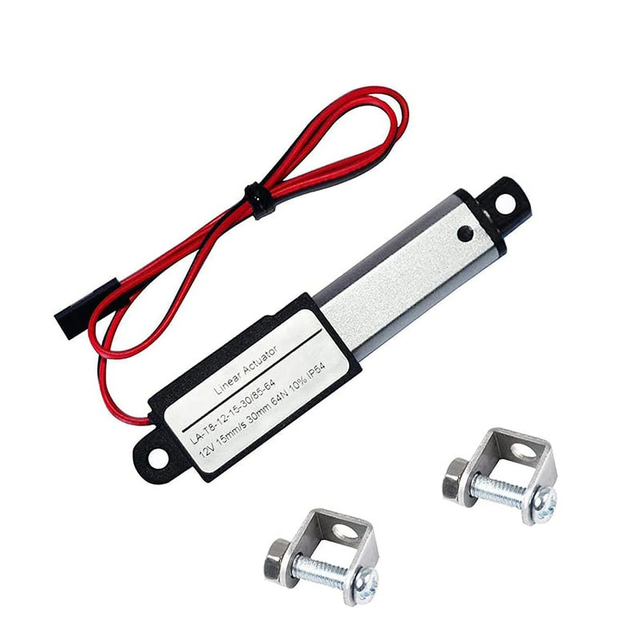 12V Electric Min Linear Actuator 10-200MM Stroke Waterproof Micro Linear Electrical Actuator for Home Automation