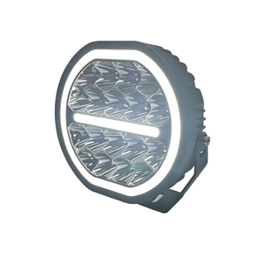 Nuovo 2025 Faro <span class=keywords><strong>LED</strong></span> Rotondo da 7'' 9'' 90W 8500lm 185W 12500lm Senza Viti, Luce Spot Bicolore per Fuoristrada 4x4 - Product Image 4