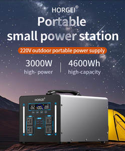 HORGEI 1000W 1100W <span class=keywords><strong>1200W</strong></span> 50A Lifepo4 OEM ODM silencieux double moteur industriel d'urgence 50/60Hz onduleur de centrale électrique portable - Product Image 3