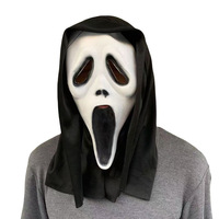 Masques de Clown Tueur en Latex pour Halloween, Décoration d'Horreur, Couvre-Visage Complet, Accessoire de Film pour Fête de Carnaval, Costume de Cosplay, Mascarade, UV