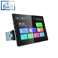 Lecteur multimédia MP5 universel 1310C 10,1 pouces 1 Din, autoradio avec écran tactile, Carplay, Android Auto, radio FM, simple Din