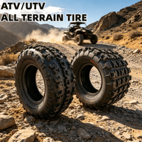 Pneu tout-terrain tubeless 23X7-10 22X10-10 résistant à l'usure pour VTT, UTV, buggy de plage et accessoires