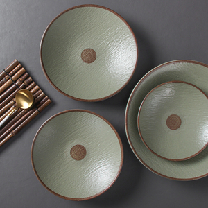 TAIDE Tigelas Descartáveis de Melamina Polidas, Ecológicas, Louça para Restaurantes, Estilo Japandi, 100% Grau Alimentício, Não Tóxicas - Product Image 3