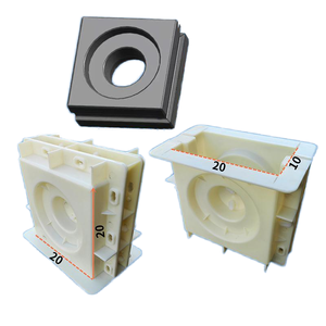 Cetakan ABS Modern Dua Sisi untuk Panel Jendela, Cetakan Beton Blok Dekoratif, Presisi Tinggi, Plastik dengan Finishing Poles - Product Image 5