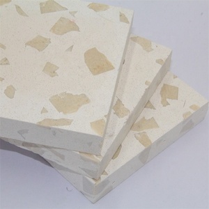 Giá rẻ màu be hạt lớn màu trắng terrazzo gạch lát sàn mẫu - Product Image 6