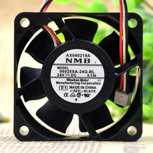 New Original NMB 5V 12V 48V DC24V 0.24A AC EC 6025 60X60X25MM 6CM <strong>Double</strong> Ball Inverter Fan Three-wire 06025SA-24T-ET Cooling Fan - Product Image 3