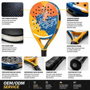 Raqueta de Pádel <span class=keywords><strong>Abibas</strong></span> 2026 en Oferta con Material 3k/12k/18k, Logotipo Personalizado y Diseño Moderno - Product Image 3