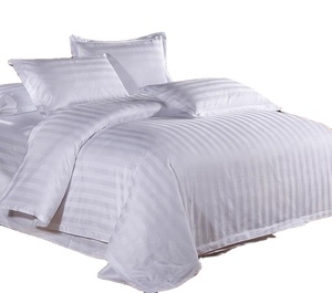 Tessuto a Righe Bianche Personalizzato <span class=keywords><strong>per</strong></span> <span class=keywords><strong>Biancheria</strong></span> da <span class=keywords><strong>Hotel</strong></span> e Uso Domestico - Product Image 1