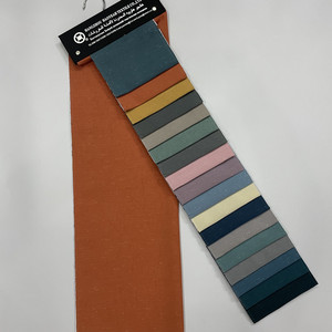 Rideaux occultants unis en polyester 100 %, nouveau style, vente en gros d'usine, pour fenêtres, technique de tissage - Product Image 1