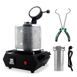 Kit de horno de fusión de resistencia a la temperatura pequeña para fusión de acero, hierro y metal Temperatura ajustable - Product Image 2